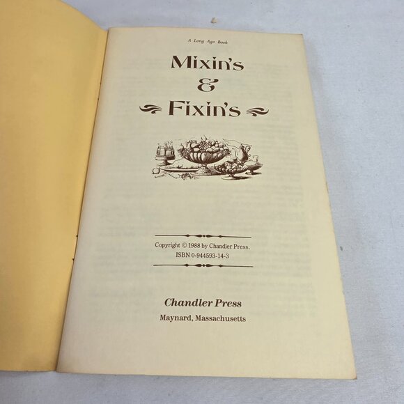 Vintage Cookbook Mixin's & Fixin's Robert Anderson 19th & 20th Century Recipes - Picture 2 of 13